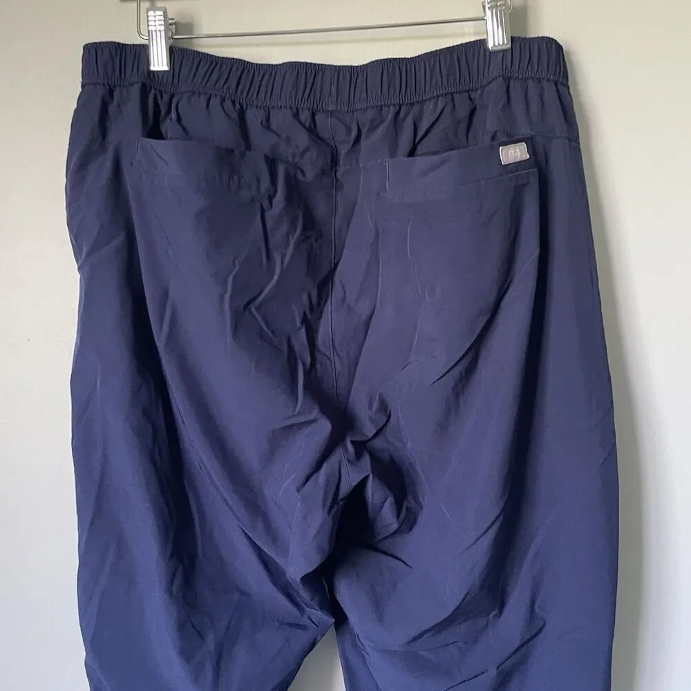 FIGS Mesh Lined Jogger Scrub Pants Medical Nurse Navy Blue Men's Size Large Tall